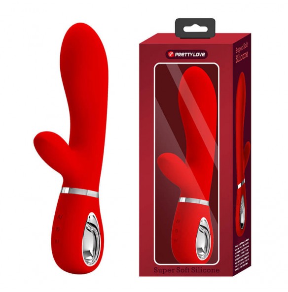 PRETTY LOVE - Thomas Wand Vibrator (Chargeable - Red) PRETTY LOVE - Thomas Wand Vibrator (Chargeable - Red)